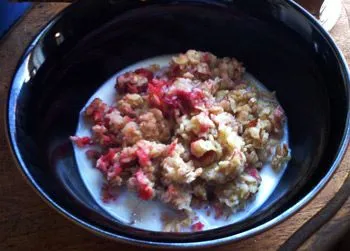 Cranberry-Mandel-Haferbrei