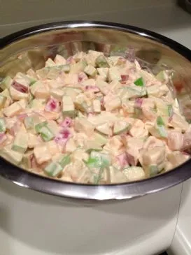 Karamell-Apfel-Salat