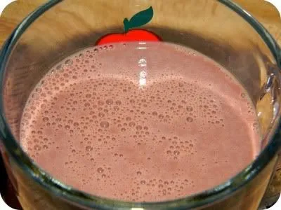 Erdnussbutter-Bananen-Slimfast-Shake