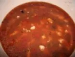 Hühnchen- und schwarze-Bohnen-Suppe