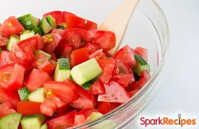 Gurken-Tomaten-Salat