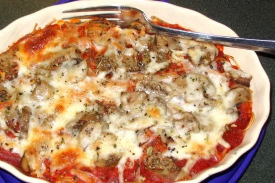 Überbackene Spaghetti für Einzelportionen