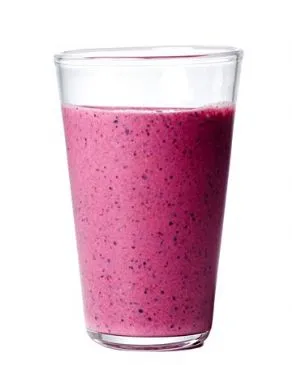 Heidelbeer-Leinsamen-Smoothie