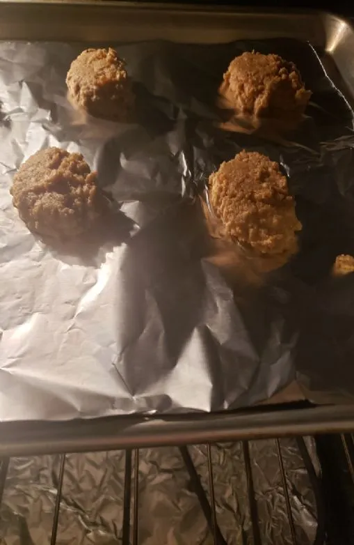 Gesunde Erdnussbutterkekse