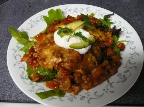 Gesunde Taco-Auflauf