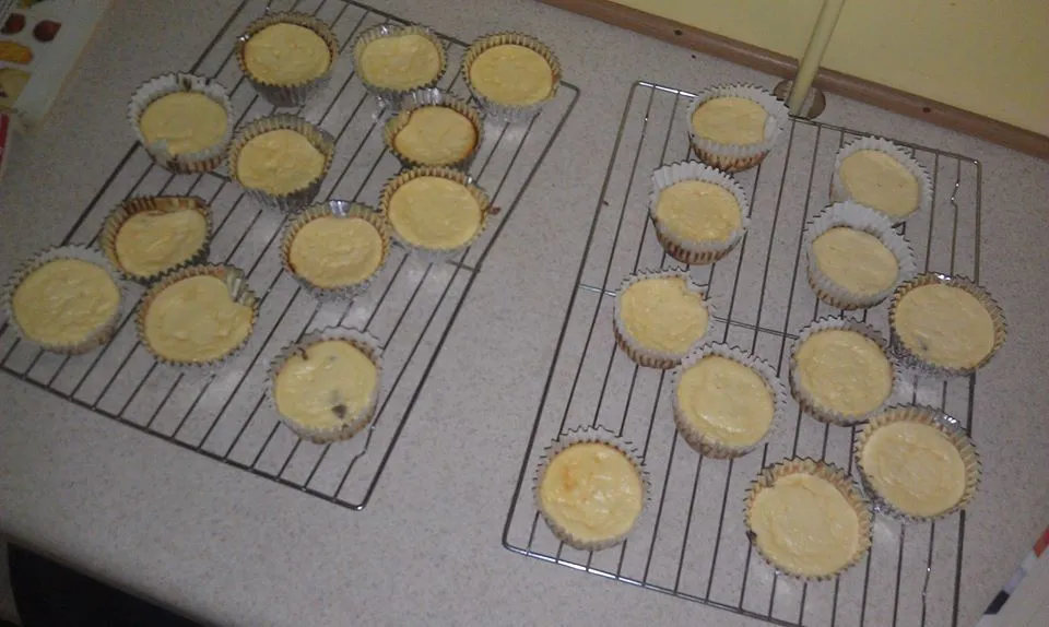 Leichte Käsekuchen-Cupcakes