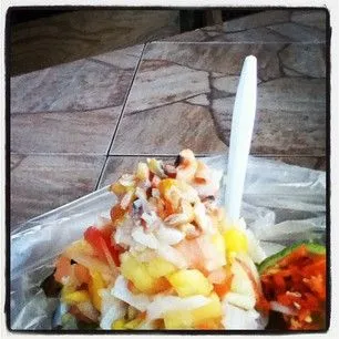 Tropischer Conch-Salat