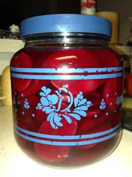 Zuckerfreie eingelegte Rüben