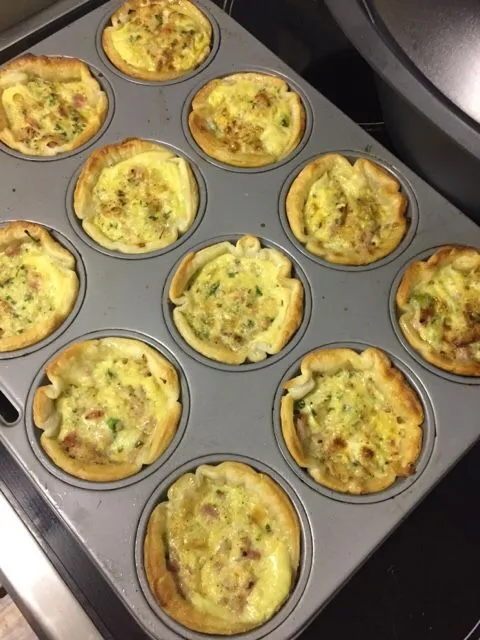 Speck- und Eiergebäck