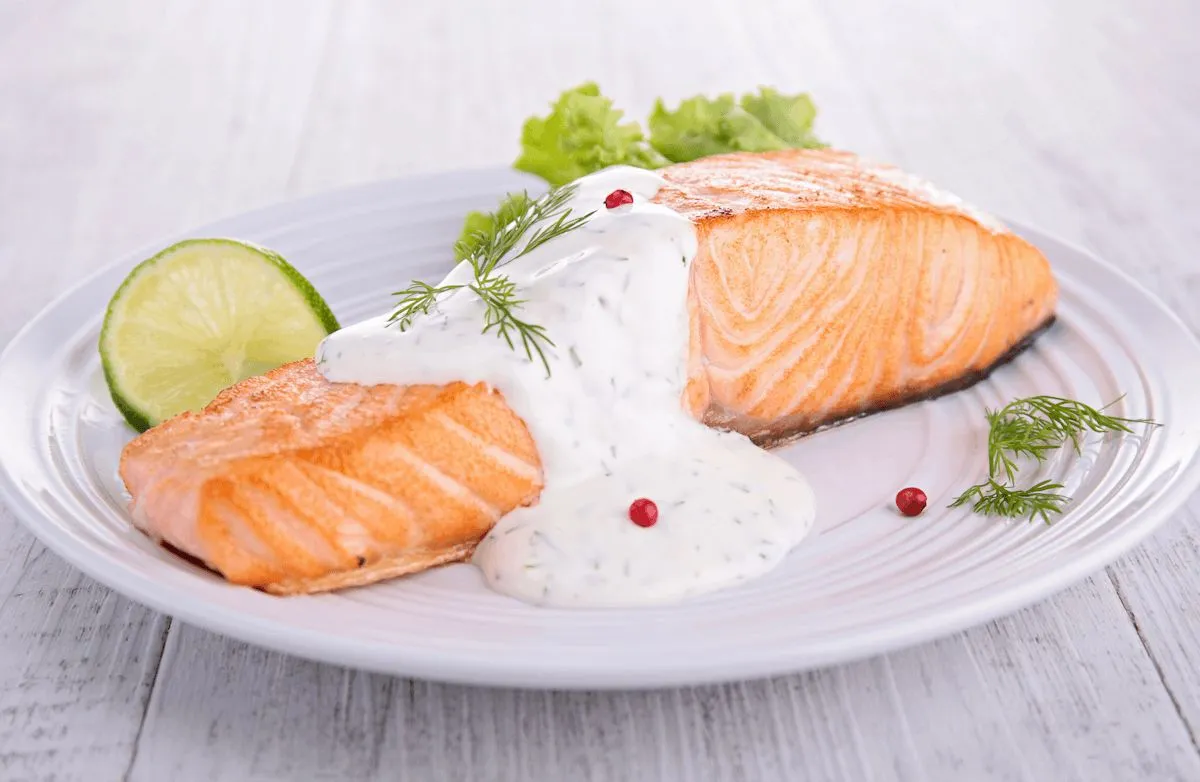 Gebackener Lachs Dijon