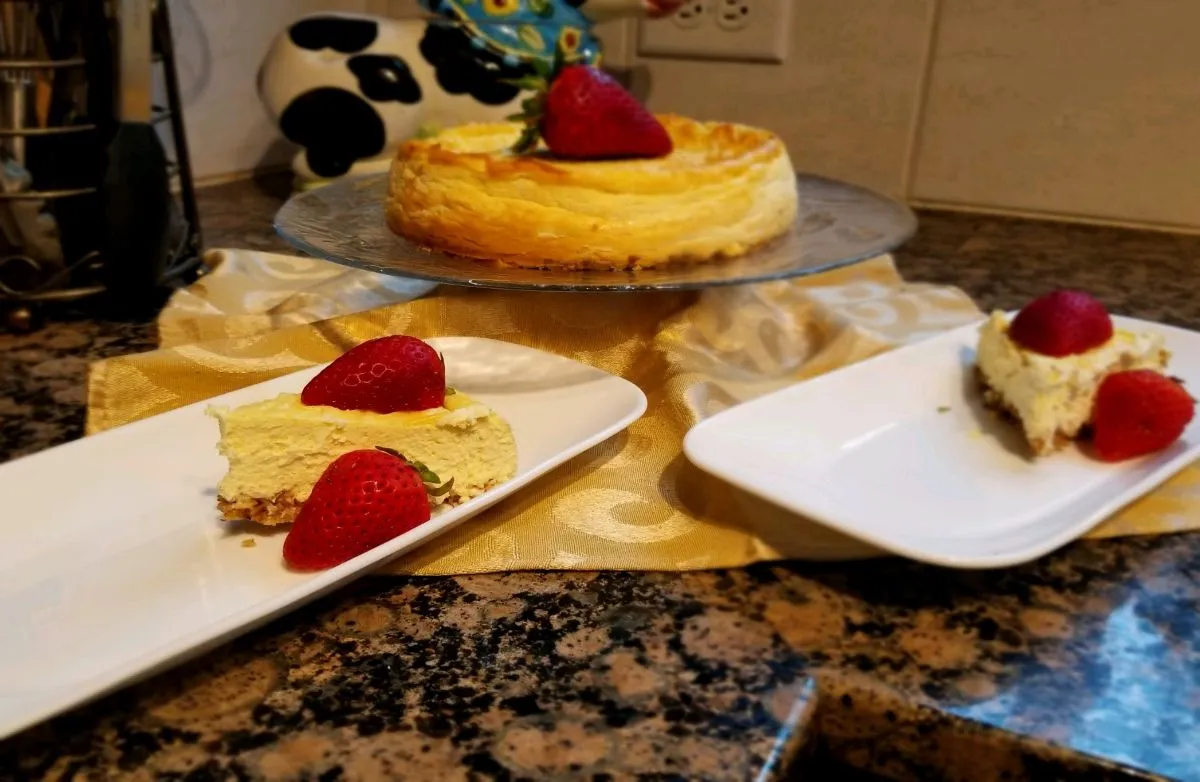 Leichter Käsekuchen