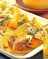 Einfache Bohnen- und Käse-Nachos