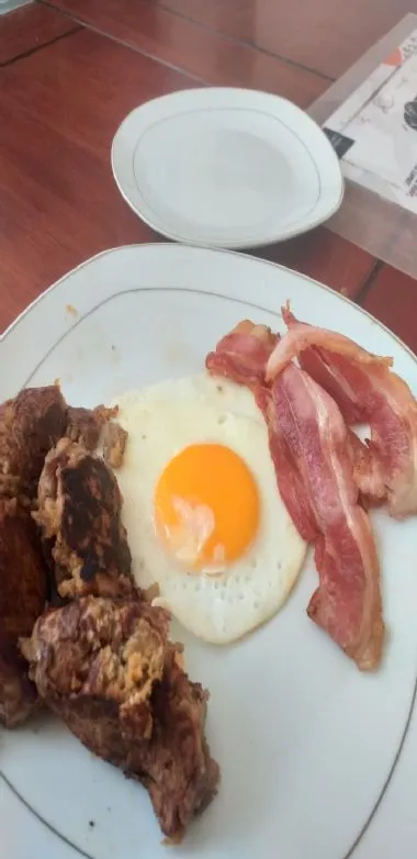 Süßkartoffel-Hash-Brown mit Speck