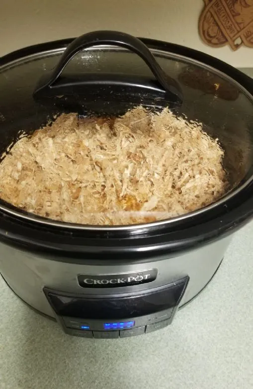 Mexikanisch gewürztes zerkleinertes Hähnchen