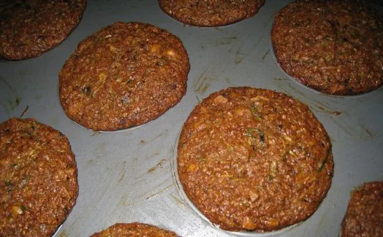 Herzgesunde Zucchini-Muffins