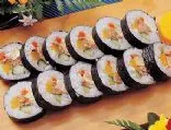 Koreanische Sushi-Rolle ~ Einfaches Kimbap