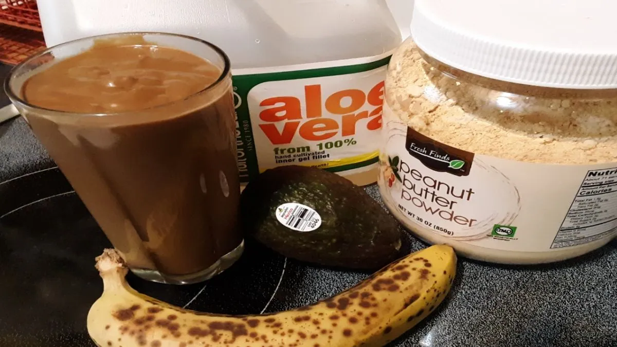 Erdnussbutter-Schokoladen-Smoothie