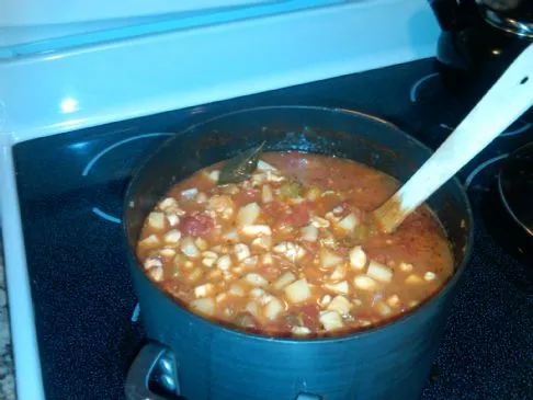 Karibische Conch-Suppe