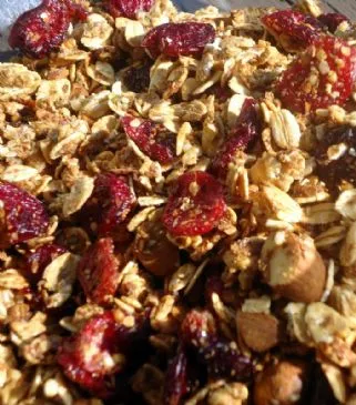 Cranberry-Zitrus-Hanf-Granola