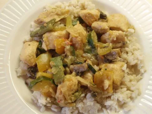 Orangen-Hähnchen-Pfanne