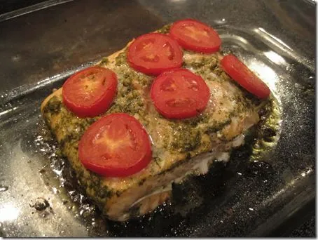 Pesto-Tomaten-Lachs