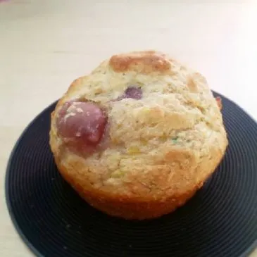 Bananen-Beeren-Frucht-Muffins
