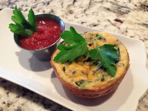Jumbo Muffin Spinat Quiche