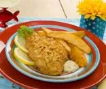 Knuspriger Ofen-gebackener Fisch