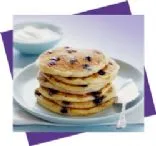 Vegane Blaubeer-Pfannkuchen