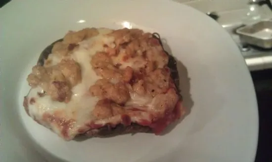 Persönliche Portabello-Pizza