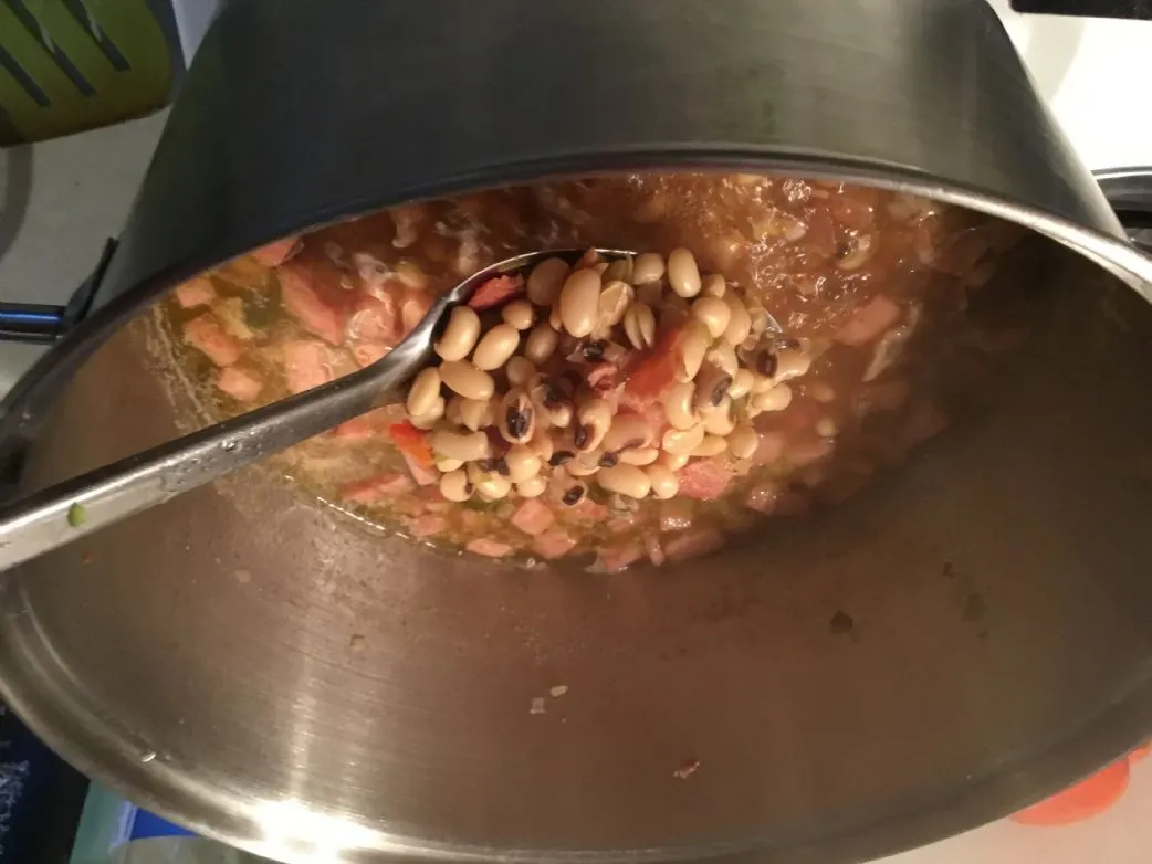 Schwarze Augenbohnen