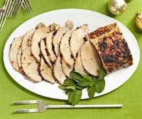 Schweinefleisch mit Kirsch-Ancho-Sauce