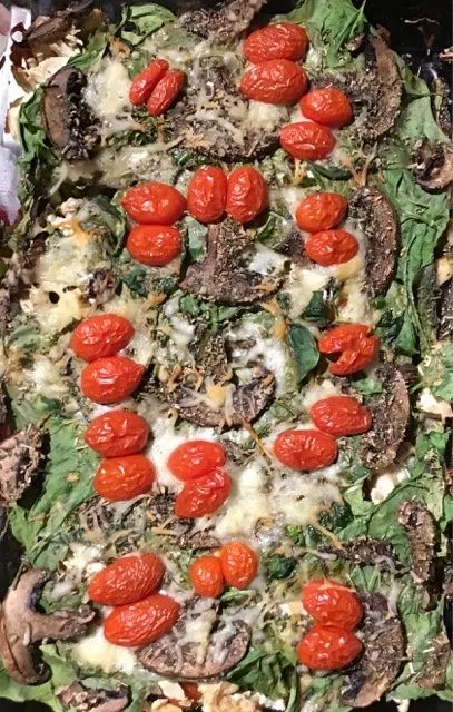 Lasagne mit übrig gebliebenem Hähnchen und Spargel