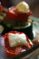 Leichte gebackene Zucchini (mit Pilzen & Sellerie)