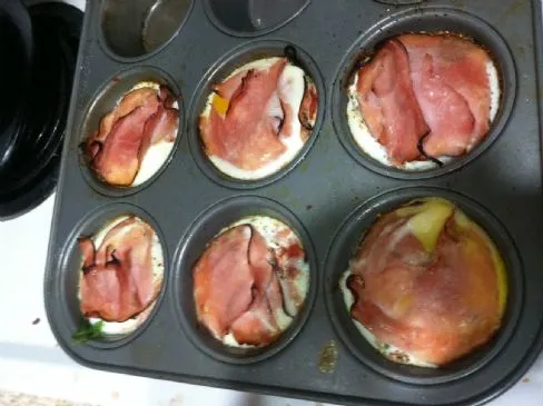 Englische Muffin Frühstücks-Sandwiches