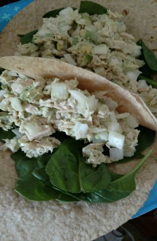 Thunfisch-Avocado-Wrap