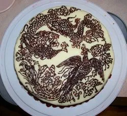 Weißer Schokoladen-Himbeerkuchen