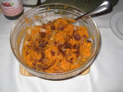 Pürierte Süßkartoffeln