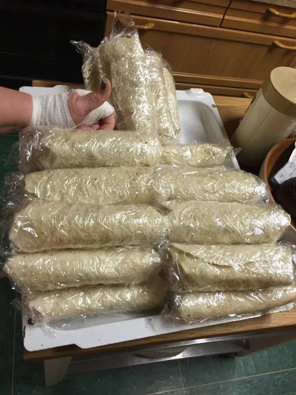 Wurst Frühstück Burritos