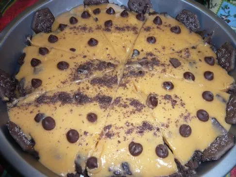 Schokoladenstückchen Butterscotch Puddingkuchen