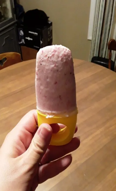 Erdbeeren und Sahne Paletas