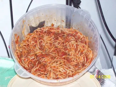 Spaghetti mit Fleischsauce