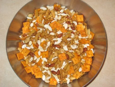 Scharfe Sesam-Sticks-Mischung