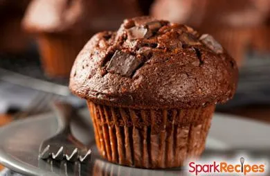 Schokoladen-Erdnussbutter-Muffins