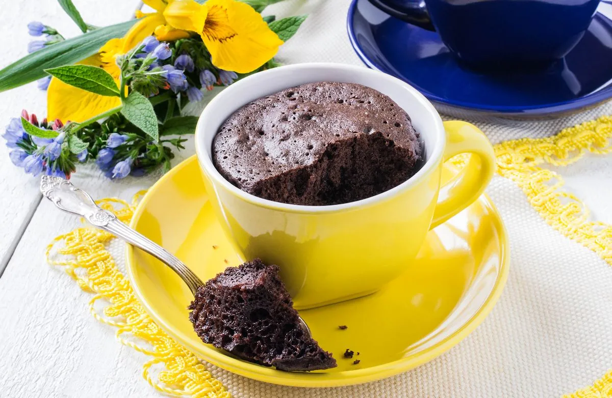 Einzelportion Schokoladenbrownie