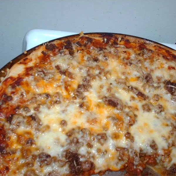 400 Kalorien Abendessen - Taco-Pizza