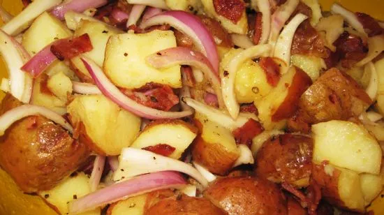 Warmer Rote Kartoffelsalat