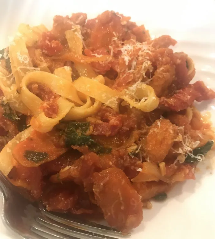 Geröstete Karotten-Linguini von Tamera