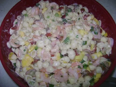 Karibischer Garnelen-Sommersalat
