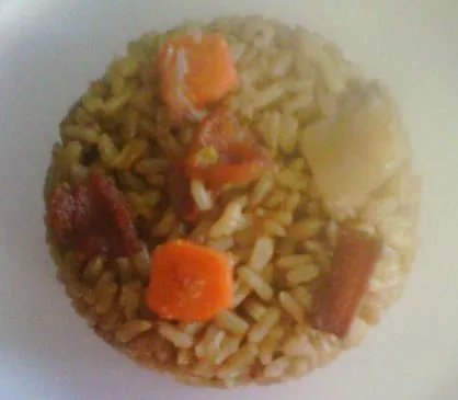 Vollkornreis mit Zwiebel (LV)